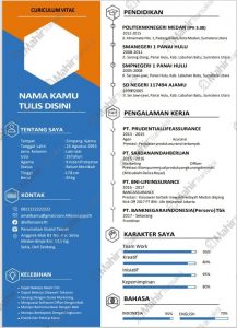 Format CV Word Keren