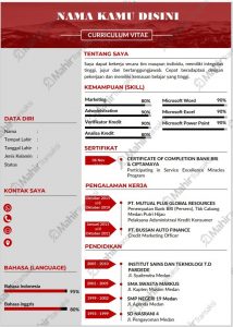 Format CV Word Terbaru