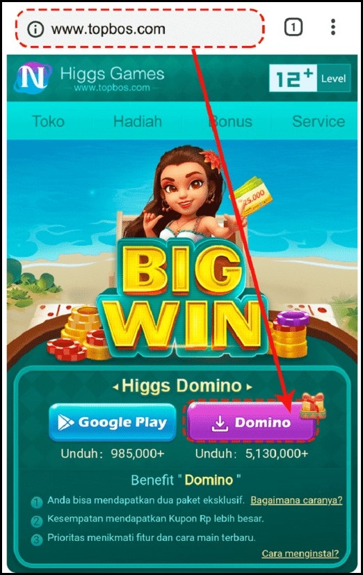 Topbos Domino Higgs Rp Apk X Speeder Klaim Chip Gratis