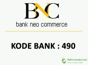 Kode Bank NEO Commerce