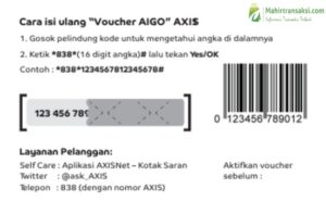 Kode Voucher AXIS AIGO Gratis