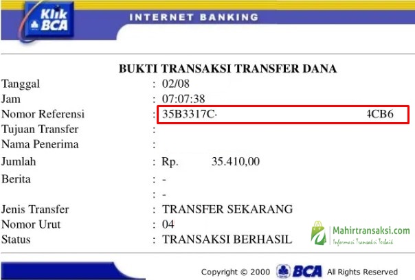 Bukti Transfer BCA Palsu Dan Asli, Ini 11 Perbedaannya