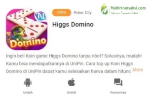 Unipin Higgs Domino Murah