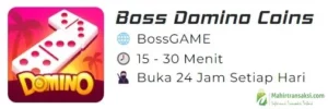 Top Up Boss Domino Pulsa Codashop