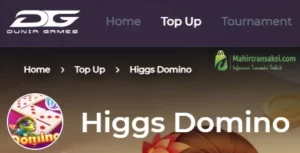 Dunia Games Higgs Domino Pulsa Top Up